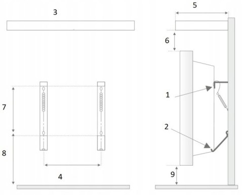 Elektryczny grzejnik naścienny WARMTEC EWX-1500W