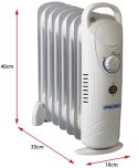 Grzejnik Olejowy (7 żeberek) 800W MESKO MS 7804