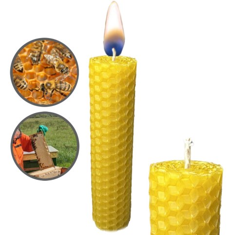Świeca z Wosku Pszczelego - 5 szt.