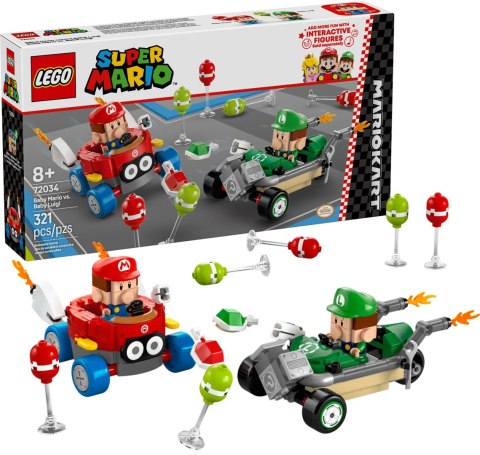 72034 - LEGO Super Mario - Mario Kart™ - Baby Mario kontra Baby Luigi