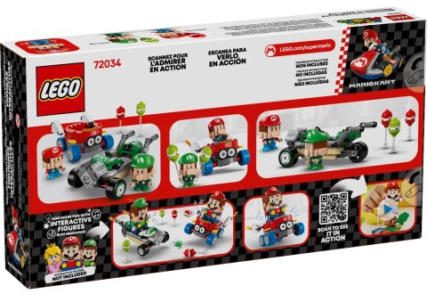 72034 - LEGO Super Mario - Mario Kart™ - Baby Mario kontra Baby Luigi