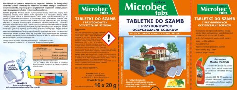BROS - Microbec ULTRA - tabletka do szamb - 16 szt.