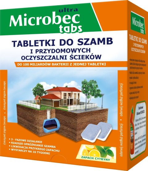 BROS - Microbec ULTRA - tabletka do szamb - 16 szt.