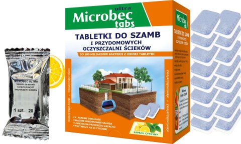 BROS - Microbec ULTRA - tabletka do szamb - 16 szt.