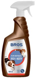 BROS - płyn odstrasza psy i koty 500ml