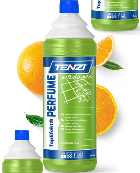 TENZI Top Efekt Perfume MADAME zielony - Płyn do mycia posadzek i pielęgnacji - Zapachowy - 1L