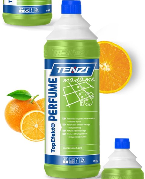 TENZI Top Efekt Perfume MADAME zielony - Płyn do mycia posadzek i pielęgnacji - Zapachowy - 1L