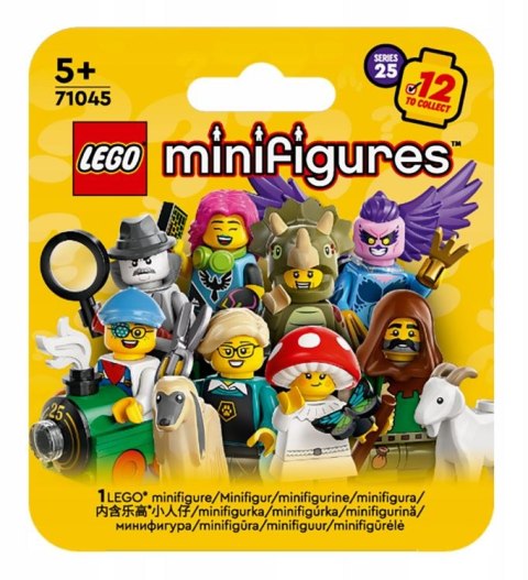 71045 - LEGO Minifigures - MAŁY MIŁOŚNIK POCIĄGÓW col25-10 / Seria 25