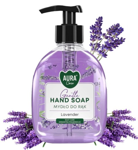 AURA Care Mydło Do Rąk Delikatne Lawenda 300 ml Z Dozownikiem AHS-001-002