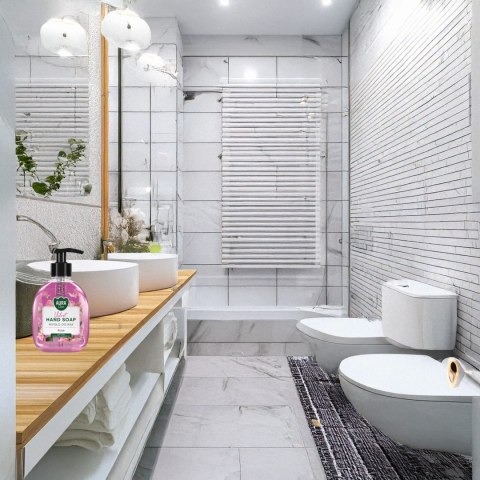 AURA Care Mydło Do Rąk Nawilżające Róża 300 ml Z Dozownikiem AHS-001-001