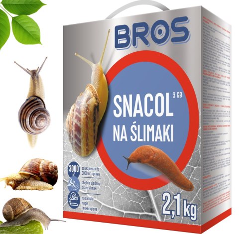 BROS - Snacol 3GB zwalcza ślimaki 2,1kg