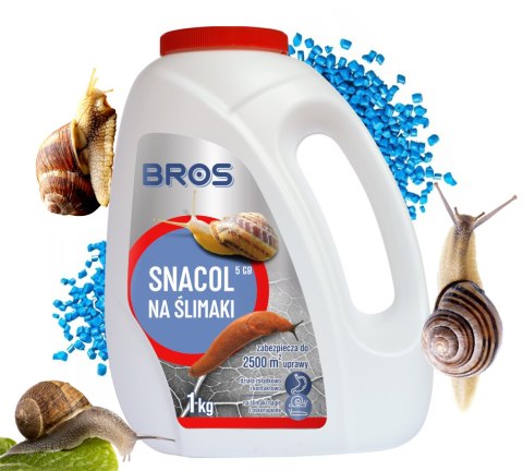 BROS - Snacol 5GB zwalcza ślimaki 1kg (butelka)