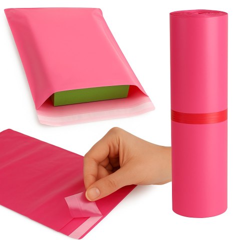Foliopaki Kurierskie Różowe C3 350x450mm - 50 szt.
