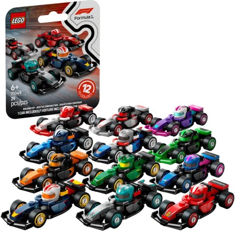 71049 - LEGO Minifigures - Kolekcjonerskie bolidy F1 - Komplet 12 szt.