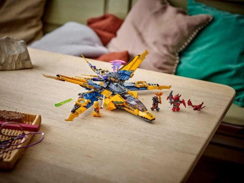 71833 - LEGO Ninjago - Ras i burzowy superodrzutowiec Arina