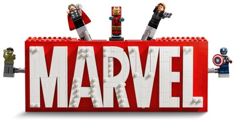 76313 - LEGO Super Heroes - Logo MARVEL z minifigurkami