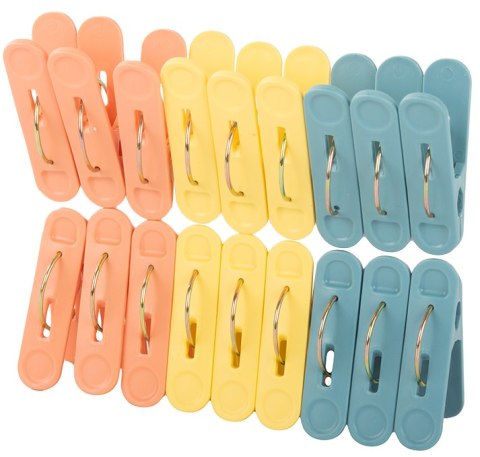 Klamerki Spinacze Do Prania Ubrań Bielizny 18 szt. - 27326