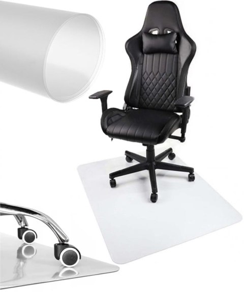 Mata Ochronna Pod Krzesło Mleczny Transparent 100x70 cm