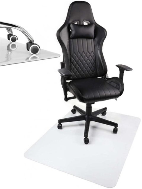 Mata Ochronna Pod Krzesło Mleczny Transparent 100x70 cm