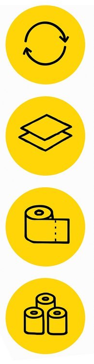 Ręcznik Papierowy 2R SŁONIK JUMBO MEGA DŁUUUGI BIAŁY 2W - 2 Rolki