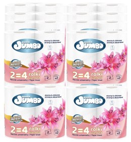 Ręcznik Papierowy 2R SŁONIK JUMBO MEGA DŁUUUGI BIAŁY 2W - 30 Rolek