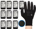Rękawice Robocze MERCATOR Tech Black+Black PU - 120 Par (10 - XL)