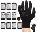 Rękawice Robocze MERCATOR Tech Black+Black PU - 120 Par (9 - L)