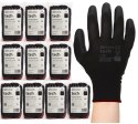Rękawice Robocze MERCATOR Tech Black+Black PU - 120 Par (9 - L)