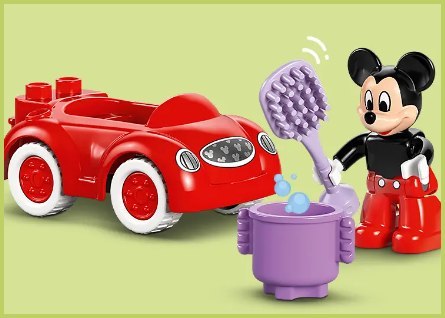 10454 - LEGO DUPLO - Klub przyjaciół Myszki Miki i samochód