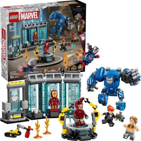 76315 - LEGO Super Heroes - Laboratorium Iron Mana: Zbrojownia