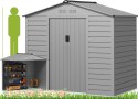 Domek Ogrodowy 213 x 131 x 192 cm Szary 2,43 m² PAKO 84H-352V00SR