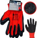 Rękawice Robocze MERCATOR Tech Red+Black Latex - 1 Para (8 - M)