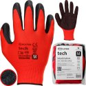 Rękawice Robocze MERCATOR Tech Red+Black Latex - 12 Par (7 - S)