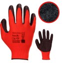 Rękawice Robocze MERCATOR Tech Red+Black Latex - 12 Par (9 - L)