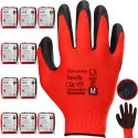 Rękawice Robocze MERCATOR Tech Red+Black Latex - 120 Par (10 - XL)