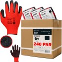 Rękawice Robocze MERCATOR Tech Red+Black Latex - 240 Par (9 - L)