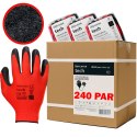 Rękawice Robocze MERCATOR Tech Red+Black Latex - 240 Par (9 - L)