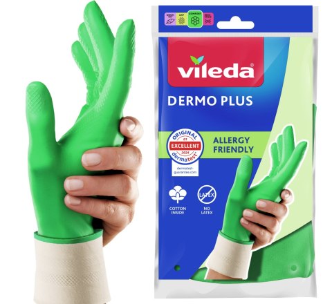 Rękawice Vileda Dermo Plus (9 - L)