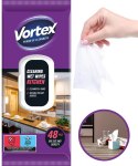 VORTEX Chusteczki nawilżane do kuchni, flip top, 48 sztuk