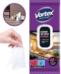 VORTEX Chusteczki nawilżane do kuchni, flip top, 48 sztuk