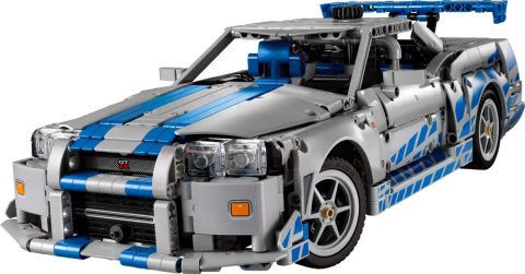42210 - LEGO Technic - Samochód Nissan Skyline GT-R (R34) z filmu Za szybcy, za wściekli