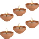 BISPOL - Znicz Ceramiczny Otwarty C003 - 6 szt.