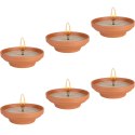 BISPOL - Znicz Ceramiczny Otwarty C004 - 6 szt.