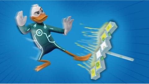 Duck Fresh Discs Mango Verse - Żelowy Krążek Do Toalety 36ml + Aplikator