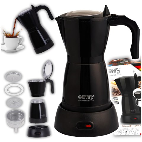 Kawiarka Elektryczna Moka CAMRY CR 4415 Black