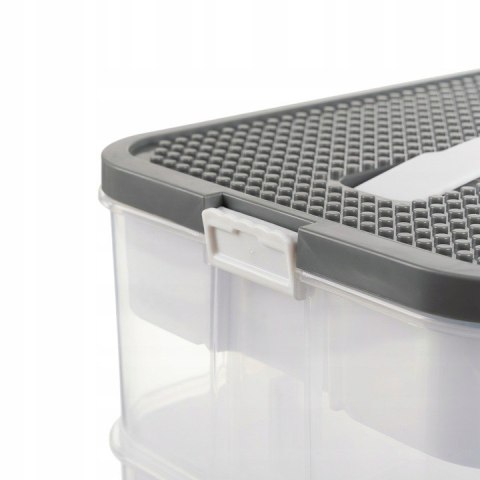 Pudełko Na Klocki- 3 Poziomy 22L Kruzzel 25757