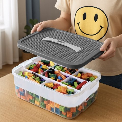 Pudełko Na Klocki- 4 Poziomy 29L Kruzzel 25758