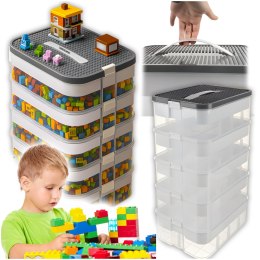 Pudełko Na Klocki- 5 Poziomów 35L Kruzzel 25759