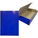 Teczka Kartonowa Lakierowana Z Gumką BANTEX A4 Granatowa