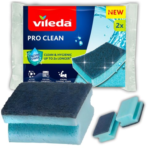 Zmywak z enzymami Vileda Pro Clean 2 szt.